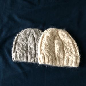 Set of 3 baby beanies